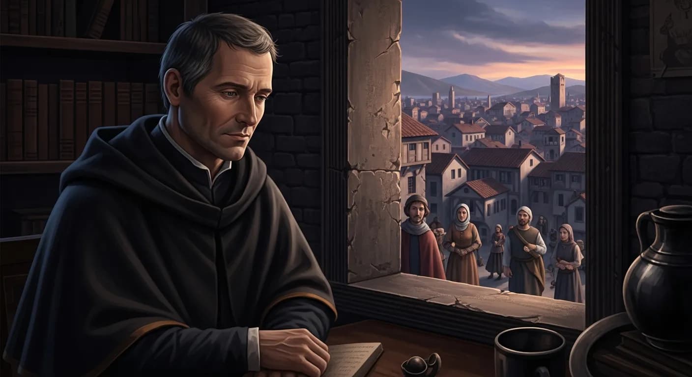 「ニッコロ・マキャヴェッリ」「民衆というものは、善政に浴している限り、特に自由などを望みもしなければ、求めもしないものである。」の画像