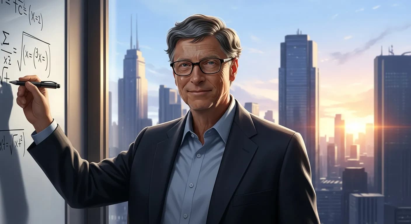 「ビル・ゲイツ」「ビジネスは非常に簡単だと思う。
売上からコストを引けば、大きな黒字が出る。
計算は極めて簡単だ。」の画像