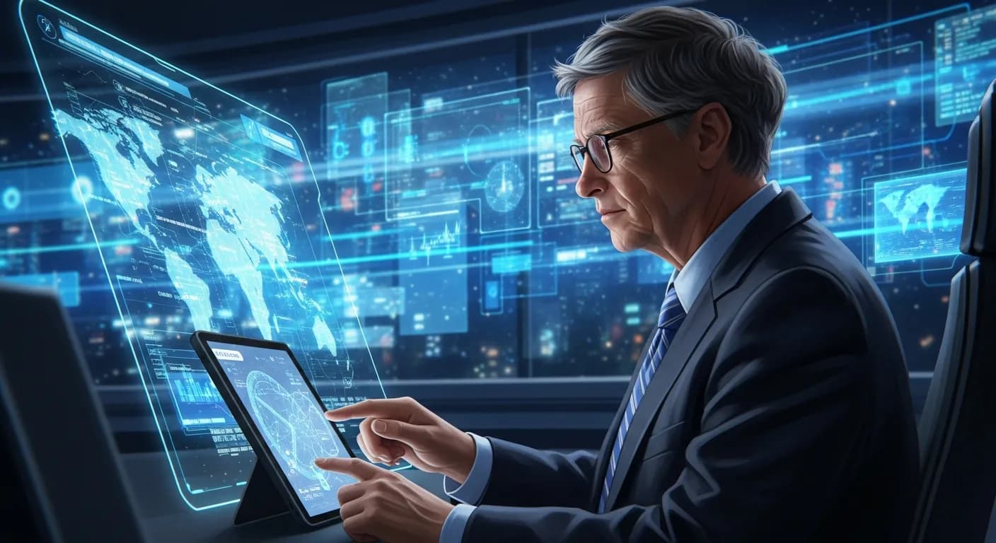 「ビル・ゲイツ」「マイクロソフトの行動は非常に迅速だ。
我々は顧客のニーズに応じて優先順位を決めている。」の画像