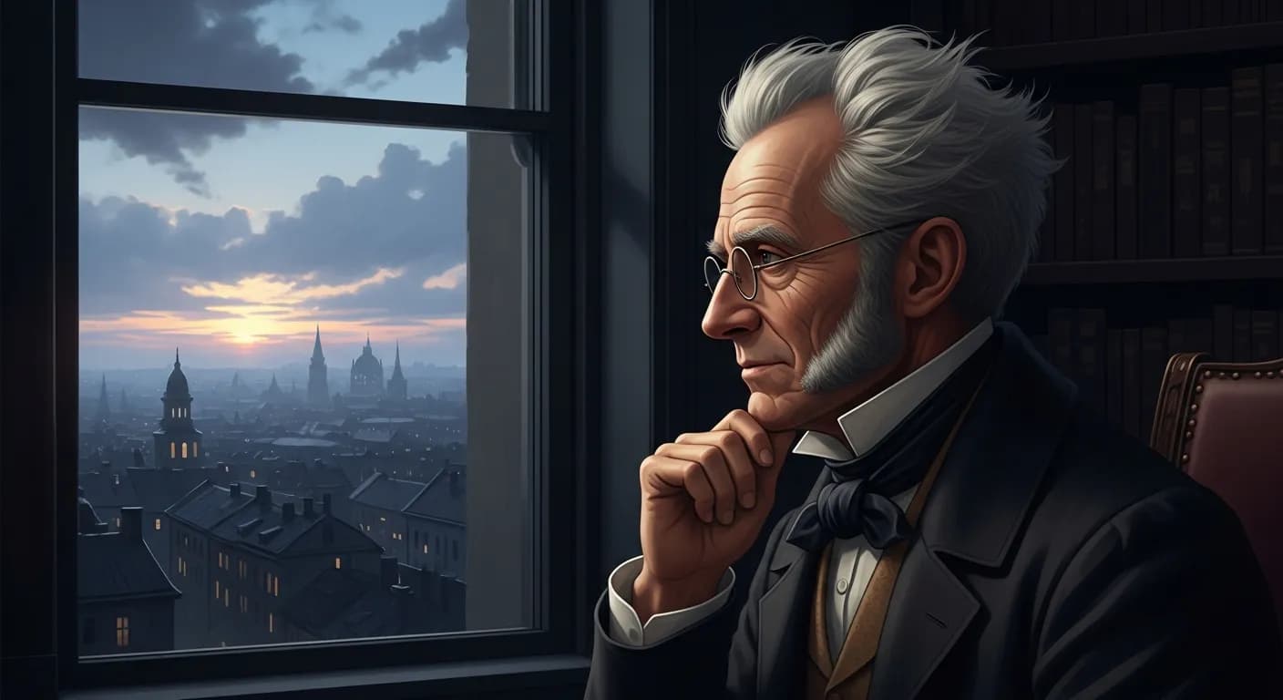 「アルトゥル・ショーペンハウアー」「なんびとにもせよ、まったく突如として、人は生きているのである。」の画像