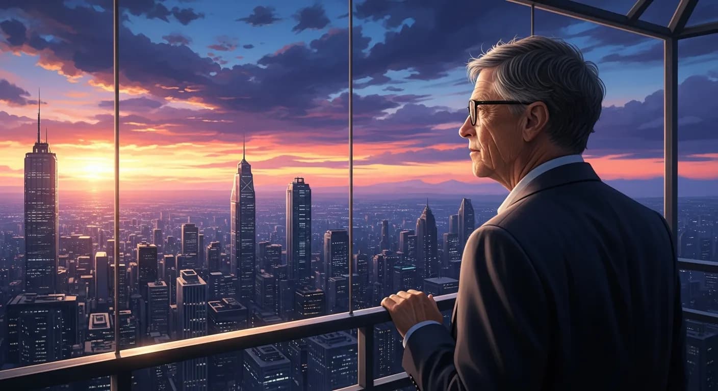 「ビル・ゲイツ」「問題は未来だ。
だから私は、過去を振り返らない。」の画像