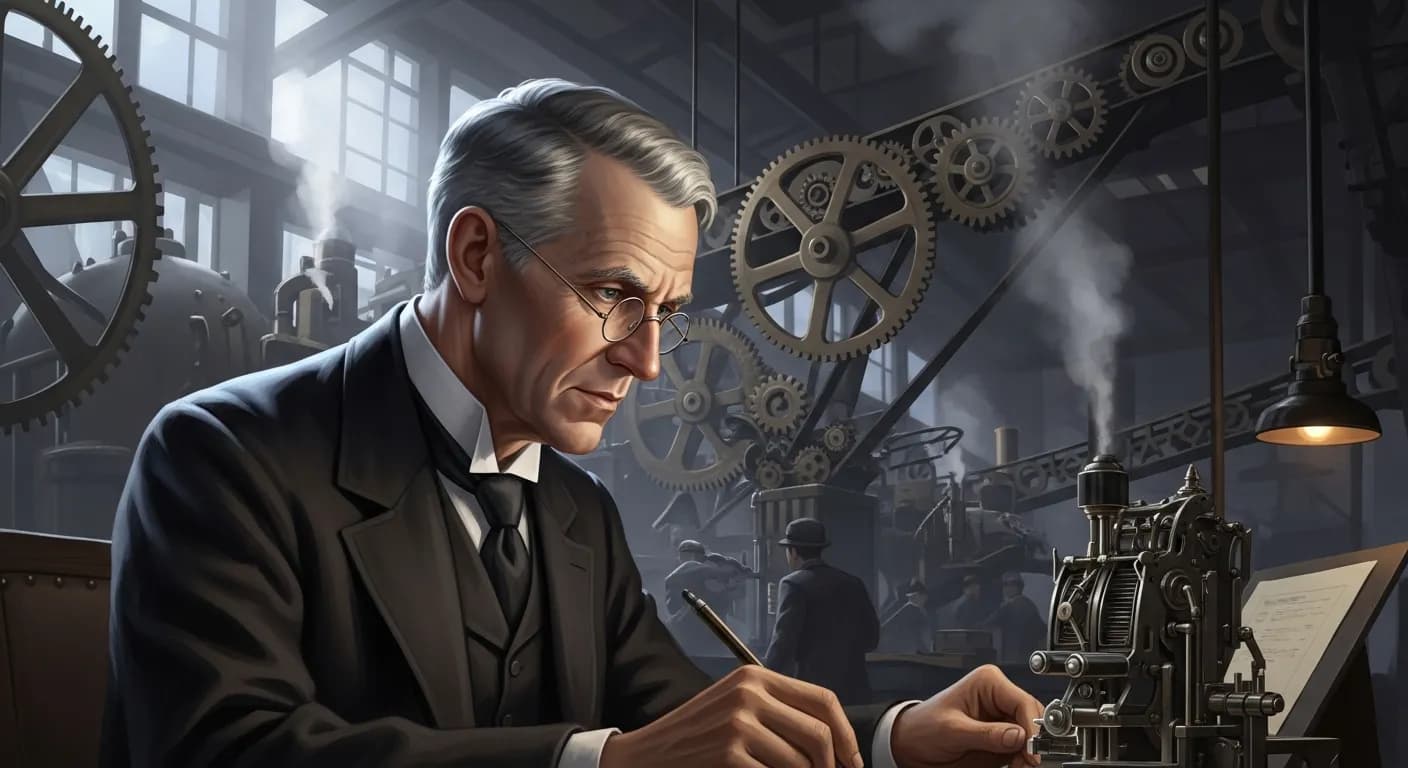 「ヘンリー・フォード」「恐るべき競争相手とは、あなたのことをまったく気になどかけず、自分の仕事を常に向上させ続けるような人間のことだ。」の画像