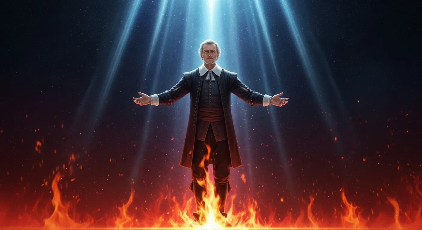 「ブレーズ・パスカル」「人間は神と悪魔の間に浮遊する。」の画像