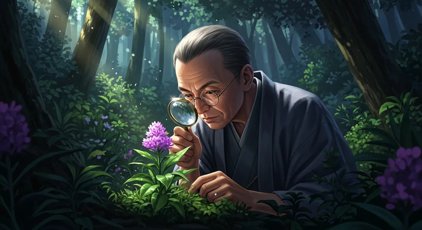 「牧野富太郎」「学位や地位などには私は、何の執着をも感じておらぬ。
ただ孜々(しし)として天性好きな植物の研究をするのが、唯一の楽しみであり、またそれが生涯の目的でもある。」の画像