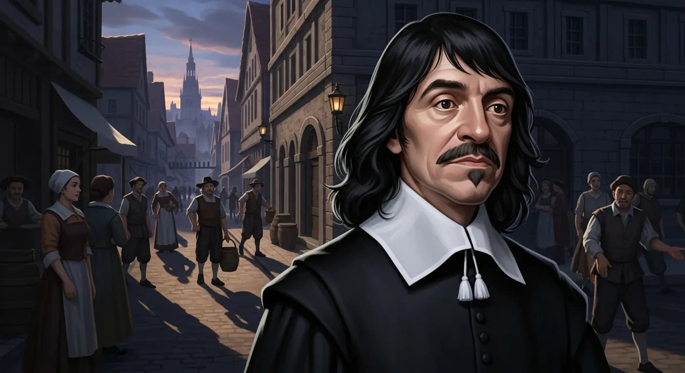 「ルネ・デカルト」「実際に人々が何を考えているのかを理解するには、彼らの言葉ではなく、行動に注意を払えばよい。」の画像