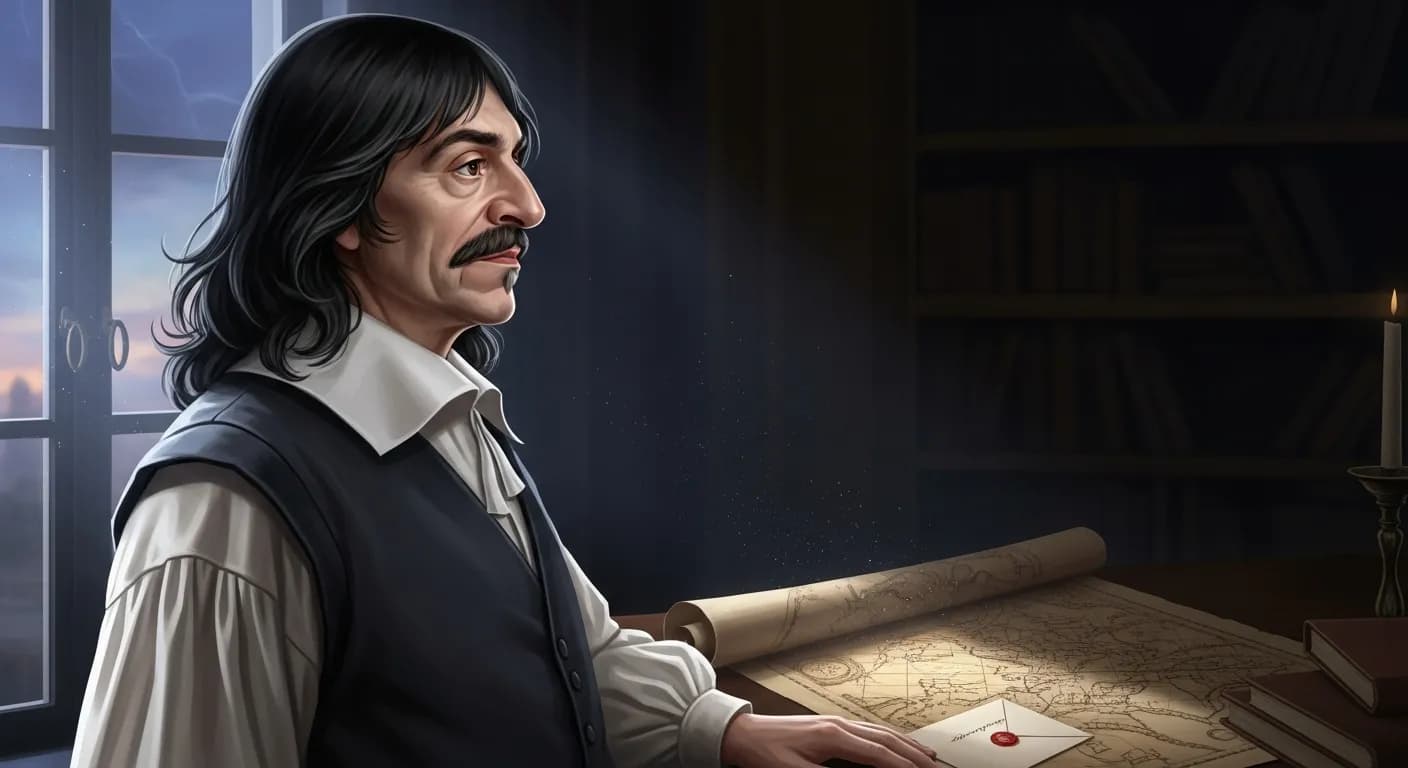 「ルネ・デカルト」「不決断以外に深く後悔させるものはない。」の画像