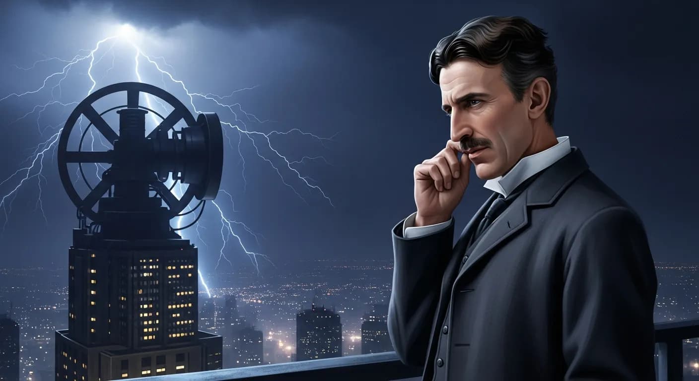 「ニコラ・テスラ」「現在は彼らのもの。
未来はわたしのものだ。
そのためにわたしはよく働いた。」の画像