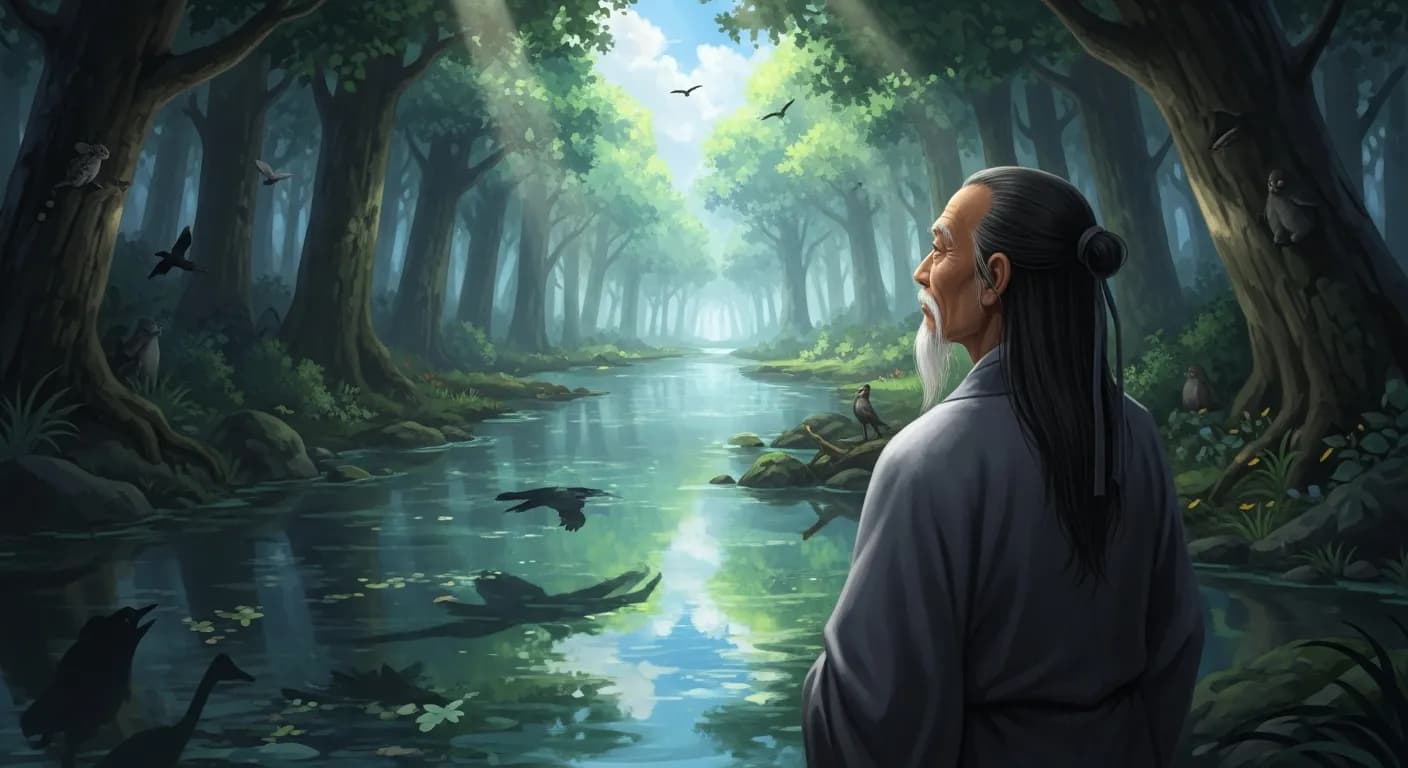 「荘子」「自然には差別はなく、命は等しい。」の画像