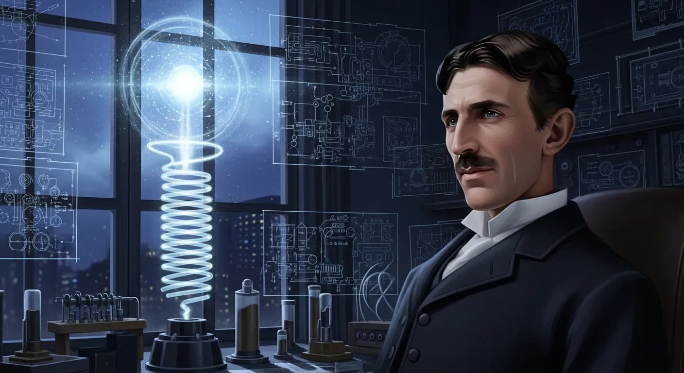 「ニコラ・テスラ」「わたしのアイデアを盗まれても気にしない。
わたしが気になるのは、彼らが自分自身のアイデアを一つも持っていないということだ。」の画像