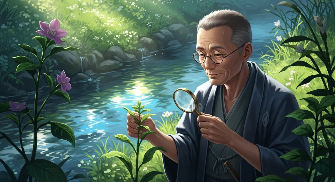 「牧野富太郎」「何事も心が純正でかつ何時も体が健康で、自ら誇らず、他をねたまず、水の如き清き心を保持して行くのは、神意にかなうゆえんであろう。」の画像