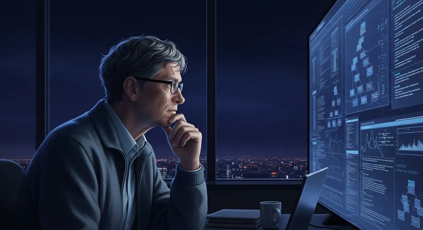 「ビル・ゲイツ」「私は物事をとことん突き詰めるのが好きなんだ。
そうすれば、たいてい良い結果が出るから。」の画像