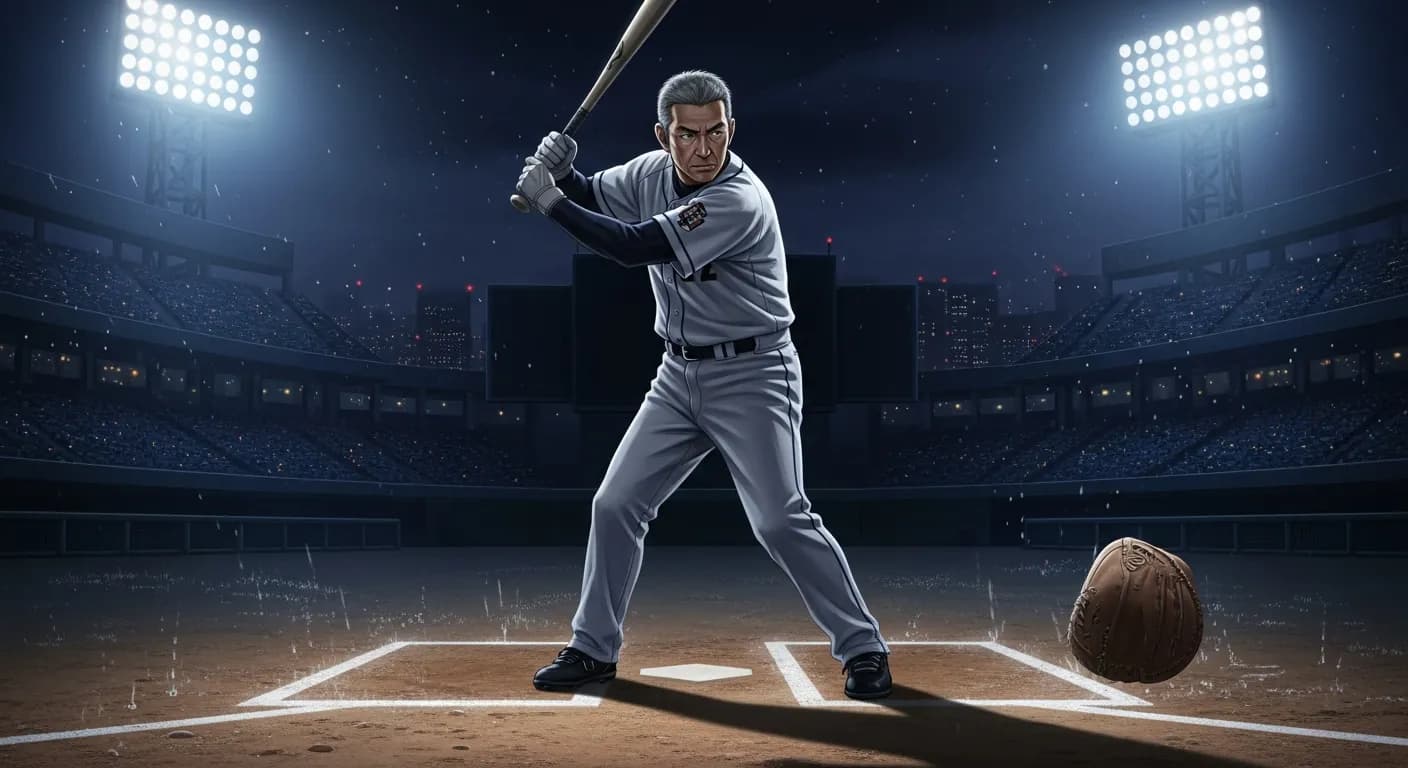 「落合博満」「素振りを1本でも多くやったヤツが、勝つ世界。」の画像