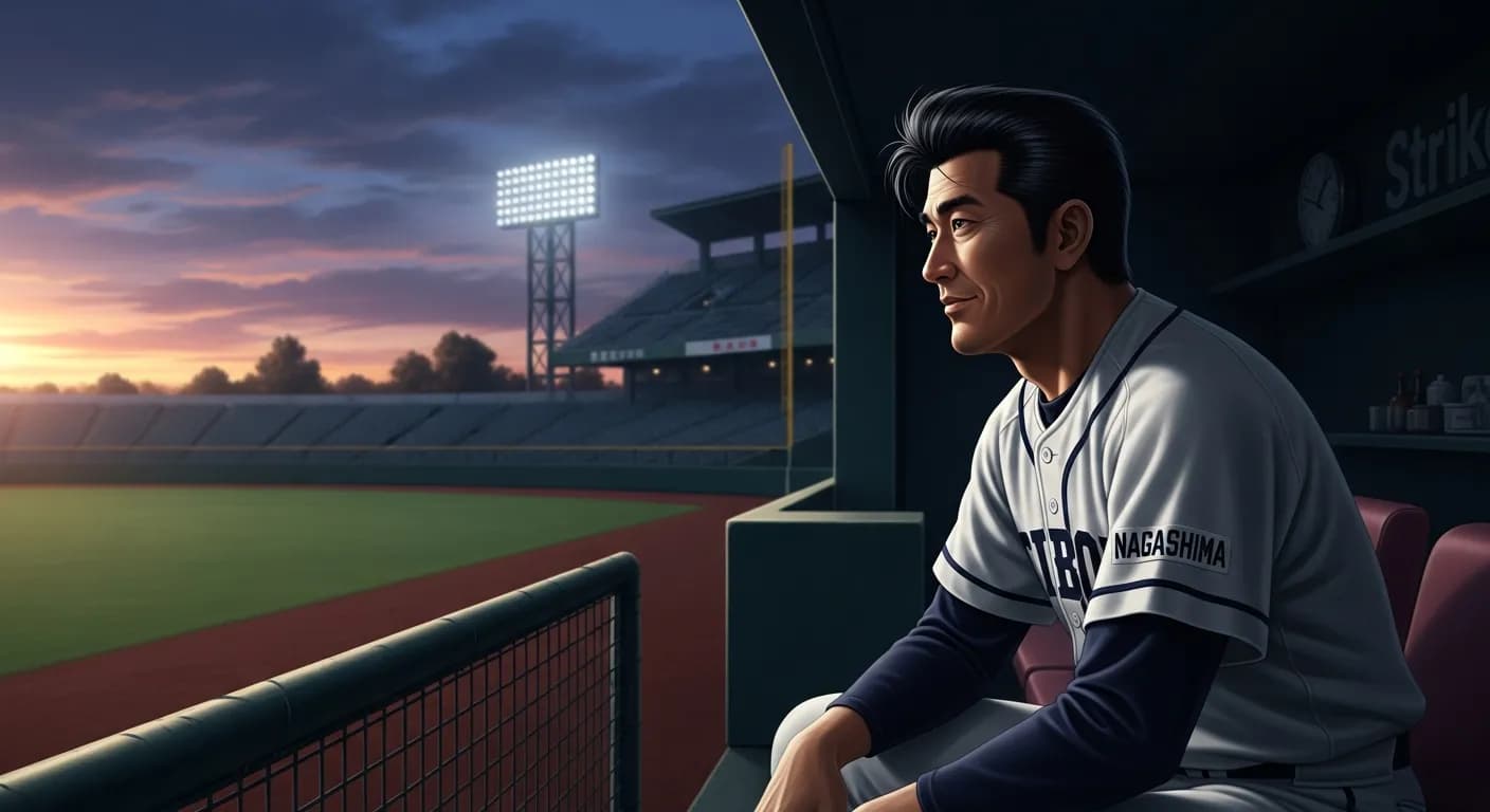 「長嶋茂雄」「口惜しかったさ、そりゃもう。
でも、あれほどいい三振もなかった。
あれほど生きた三振というのもなかった。」の画像