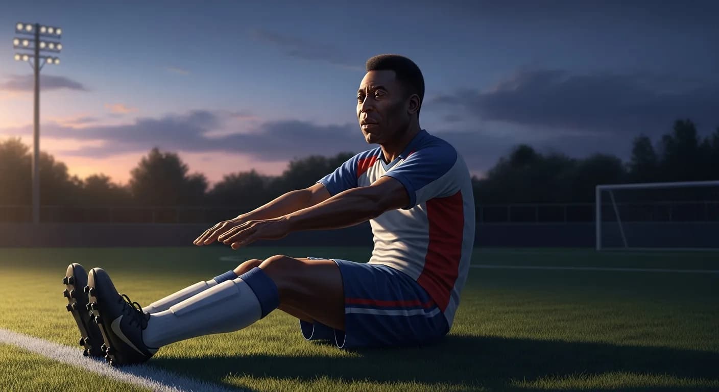 「ペレ」「ストライカーになるためには、体調を整えておかなければならない。」の画像