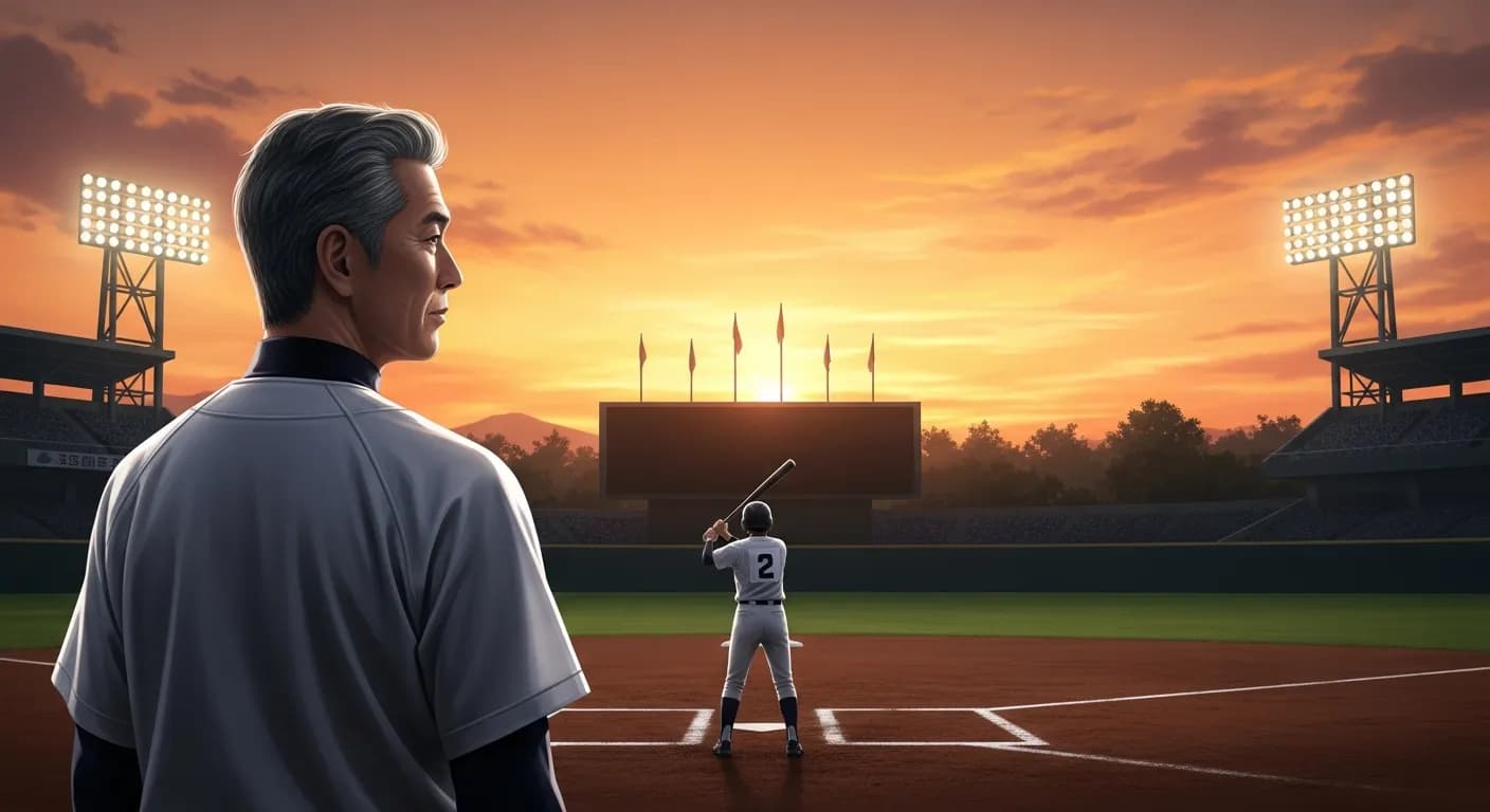 「落合博満」「基本に忠実に、普通のことを普通にさせた。
見る方はつまらないかもしれないが、それが上達の一番の近道。」の画像