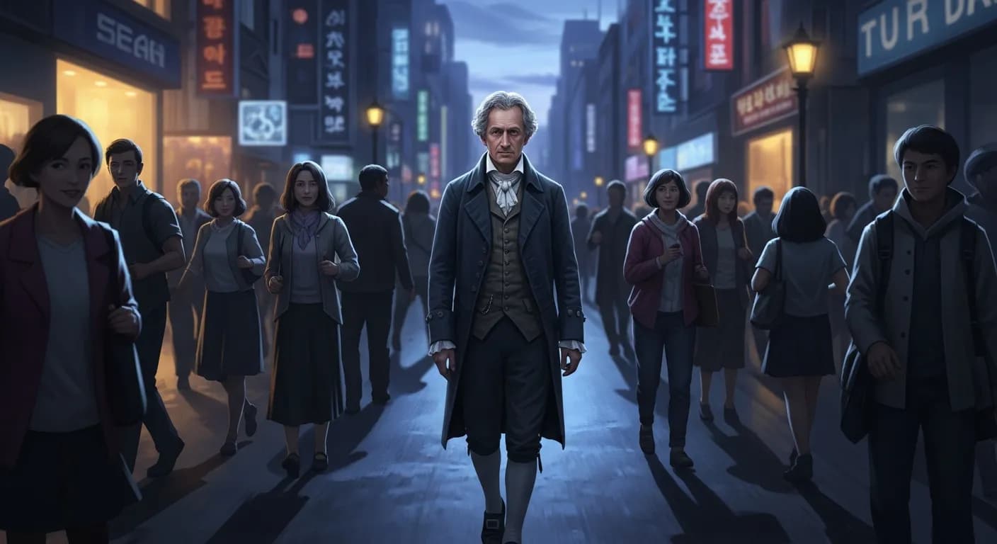 「ヨハン・ヴォルフガング・フォン・ゲーテ」「誰一人知る人もない人ごみの中をかき分けていくときほど、 強く孤独を感じるときはない。」の画像