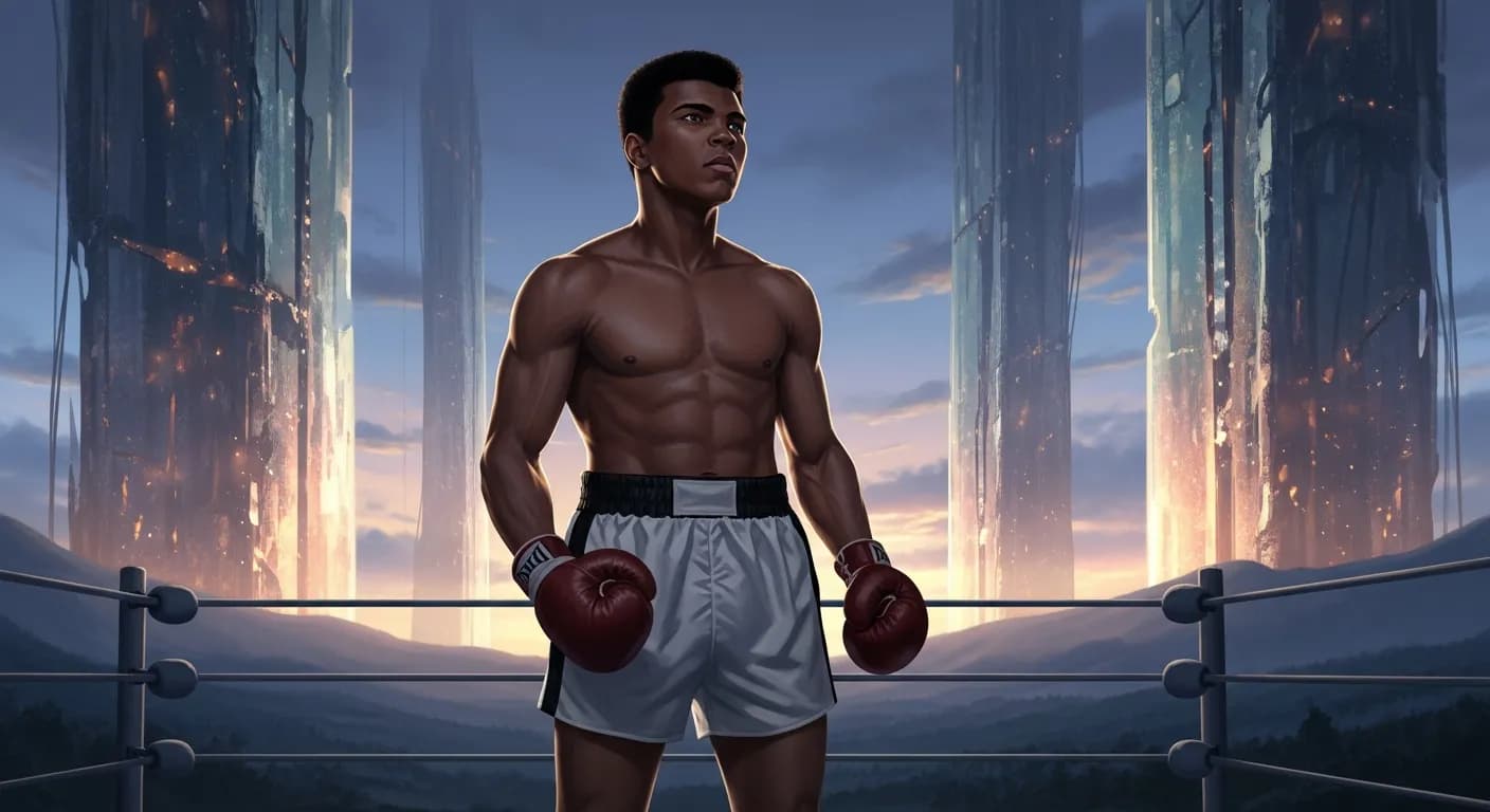 「モハメド・アリ」「チャンピオンはジムで作られるものじゃない。
彼らの奥深くにある「何か」で作られるんだ。
例えば願望、夢、ビジョン。
そのためにはどんな土壇場でも耐えるスタミナと、少しばかりのすばしっこさ、そして技術と...」の画像