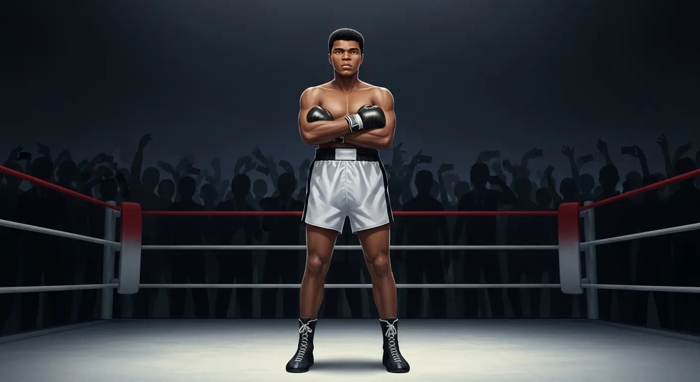 「モハメド・アリ」「あなたが、私に対して、なって欲しいという者に、私はなる義務がない。」の画像