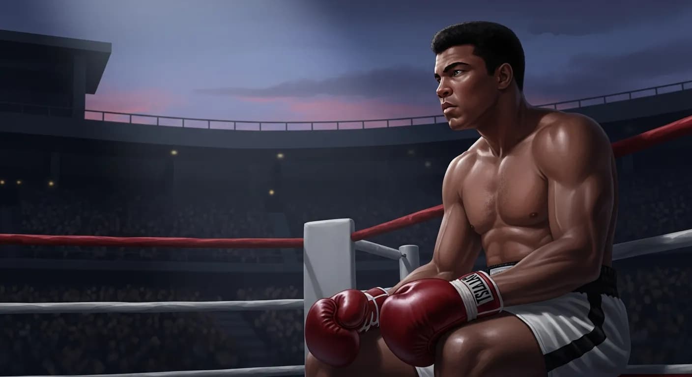 「モハメド・アリ」「友情は、この世で最も説明しづらいものだ。
それは学校で教えてくれるものじゃない。
でもその意味を知らなければ、実際何ひとつ知らないのと同じだ。」の画像