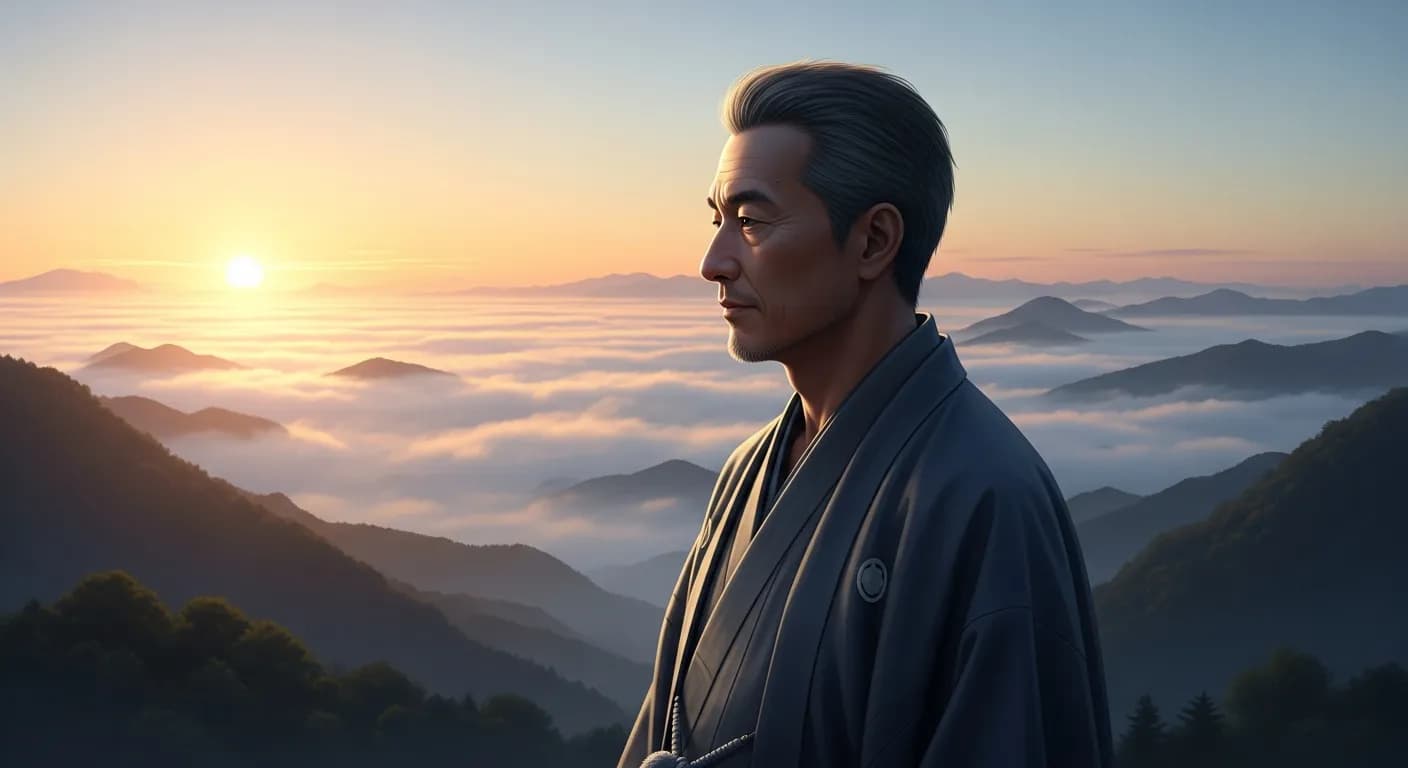 「中村天風」「一度だけの人生だ。だから今この時だけを考えろ。 過去は及ばず、未来は知れず。死んでからのことは宗教にまかせろ。」の画像