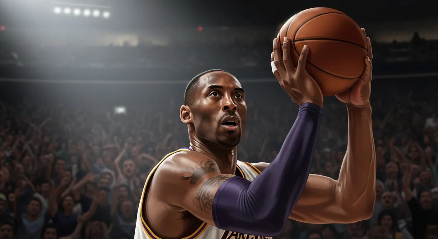 「コービー・ブライアント」「失敗を恐れているなら、おそらく君は失敗するだろう。」の画像