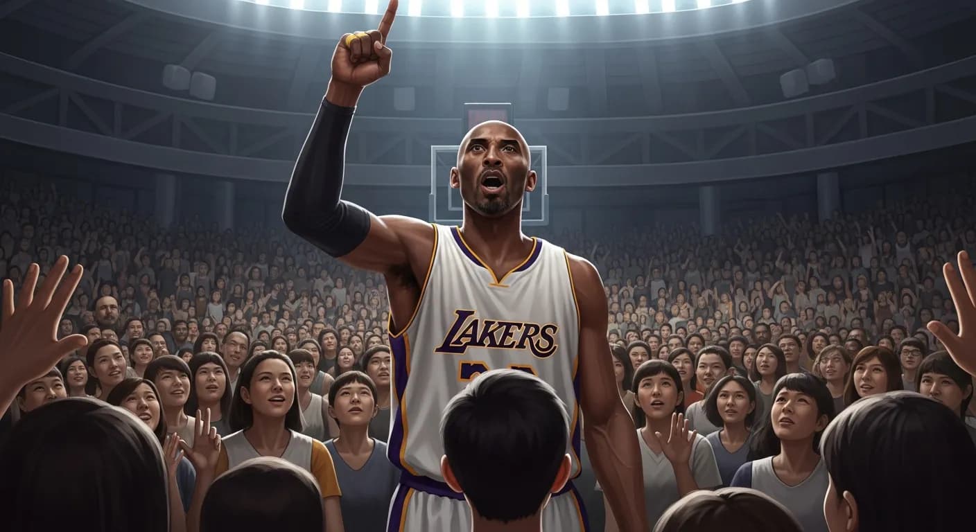 「コービー・ブライアント」「最も大切なことは、人々がそれぞれの世界で一流になれるように鼓舞していくことなんだ。」の画像