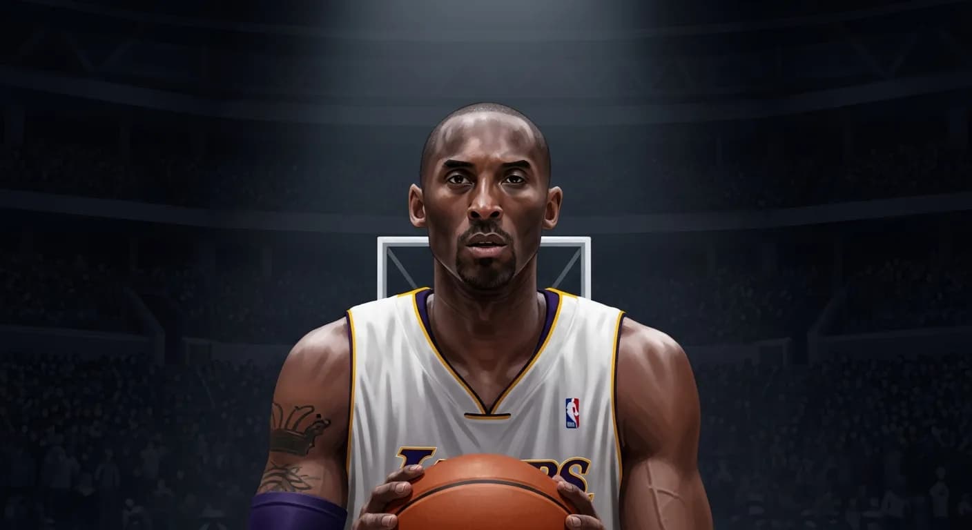 「コービー・ブライアント」「わたしは完璧を追い求める。」の画像