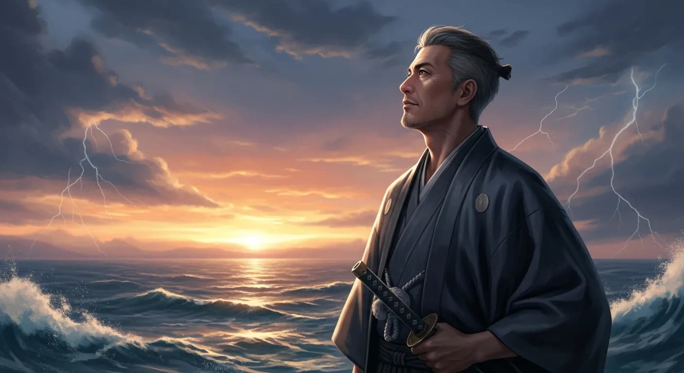 「勝海舟」「自分の価値は自分で決めることさ。
つらくて貧乏でも自分で自分を殺すことだけはしちゃいけねぇよ。」の画像