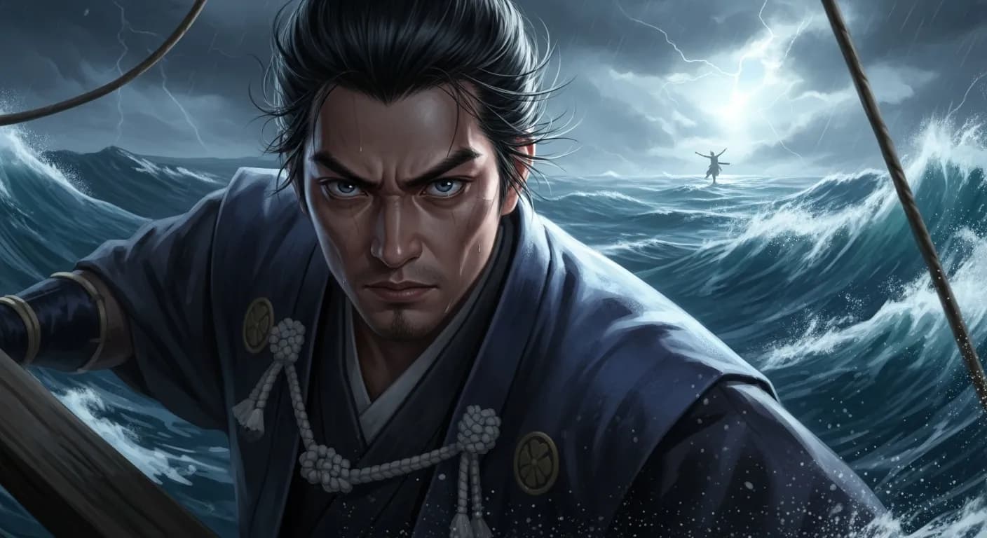 「勝海舟」「生死を度外視する決心が固まれば、目前の勢いをとらえることができる。
難局に必要なことはこの決心だけだ。」の画像