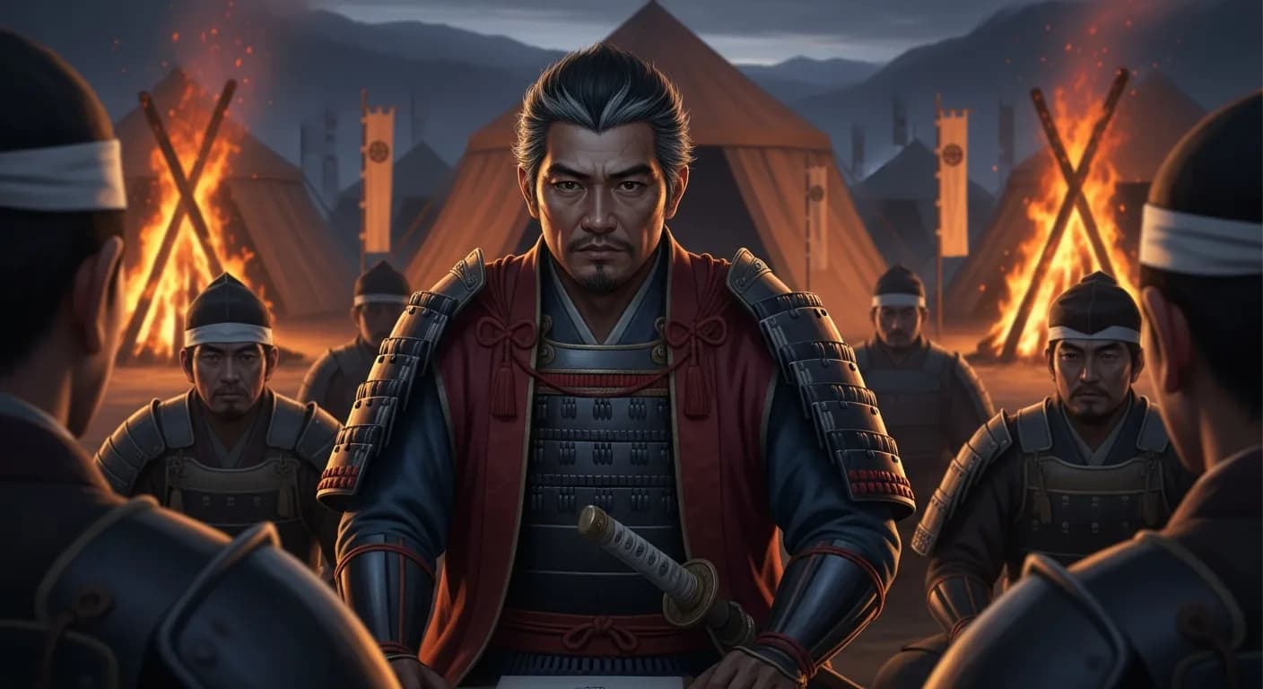 「武田信玄」「今後は、一人働きは無用である。
足軽を預かっていながら独りよがりの行動をとれば、組の者は組頭をなくし、味方の勝利を失うことになるからだ。」の画像