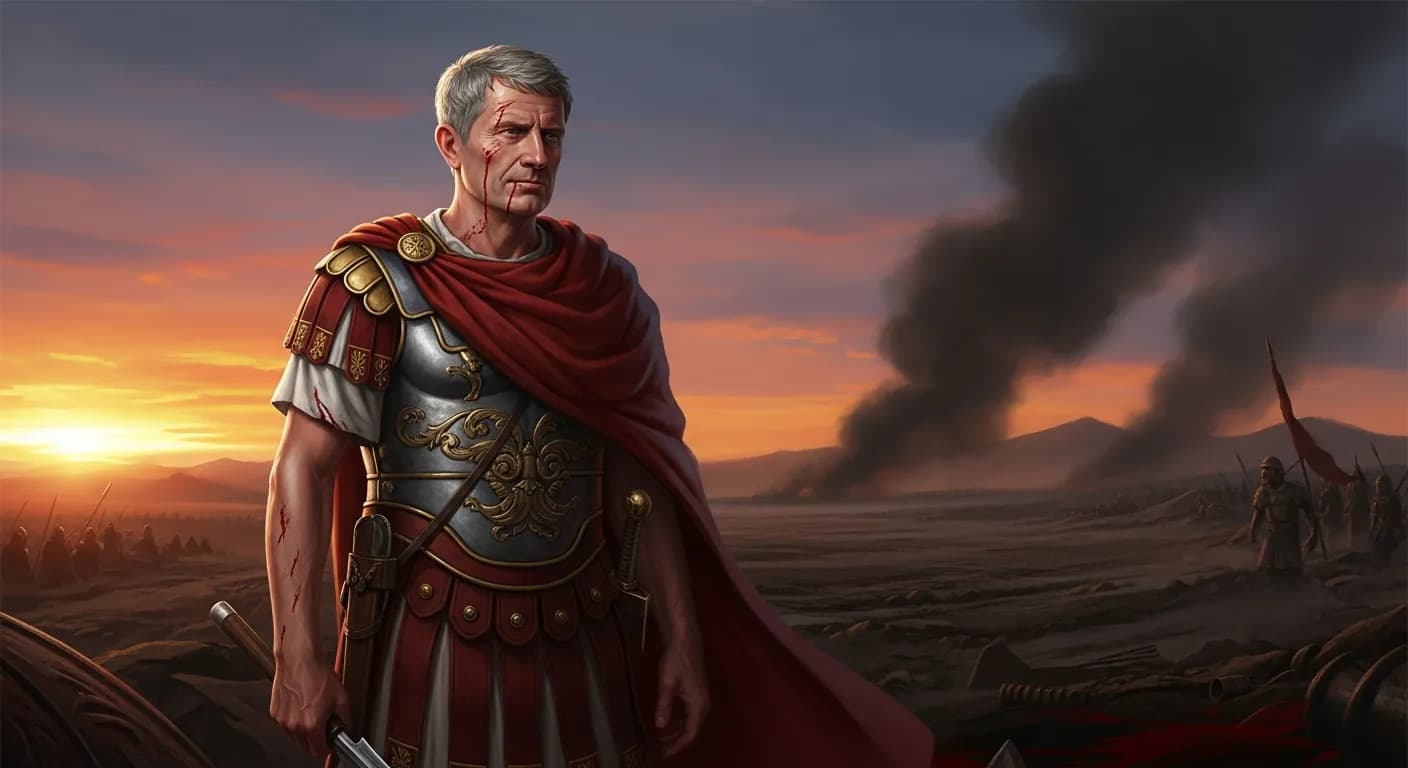 「ガイウス・ユリウス・カエサル」「率先して死のうとする男を見つけ出すのは、忍耐をもって苦痛に耐えようとしている男を発見するより容易である。」の画像