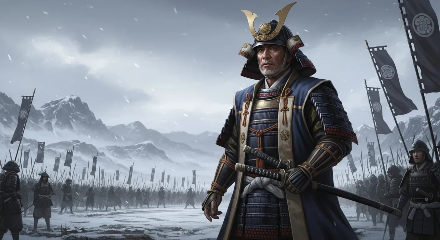 「上杉謙信」「昔時の名将は、暑日に扇をとらず、寒日に衣をかさねず、雨の日に笠を用いずして、士卒への礼とす。」の画像