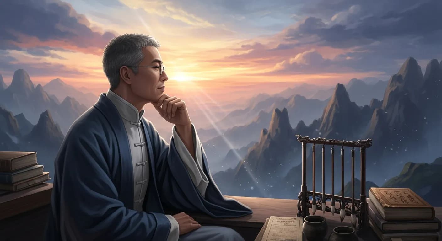 「林語堂」「人生の黄金時代は老いて行く将来にあり、 過ぎ去った若年無知の時代にあるにあらず。」の画像