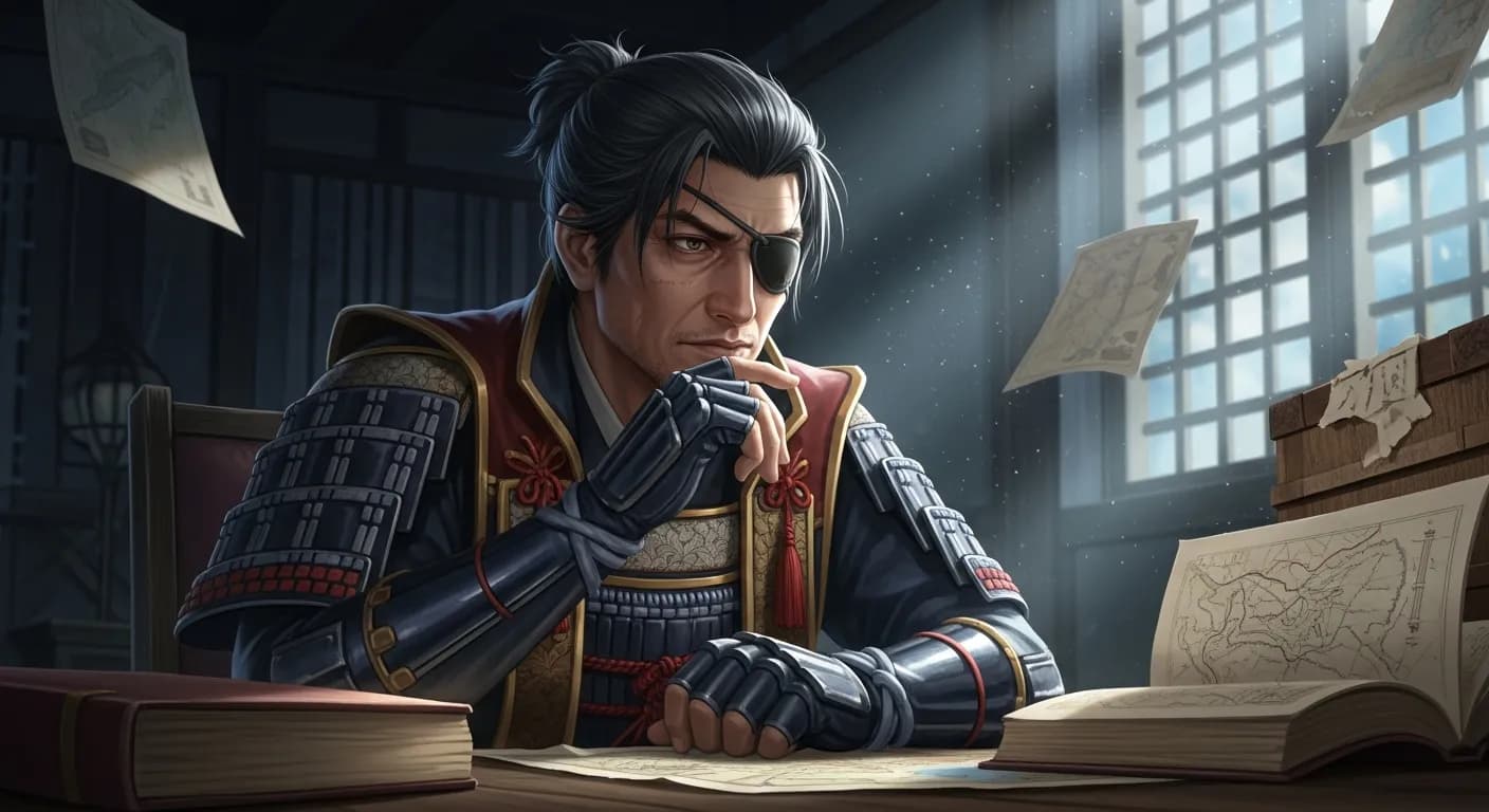 「伊達政宗」「大事の義は人に談合せず、一心に究めたるがよし。」の画像