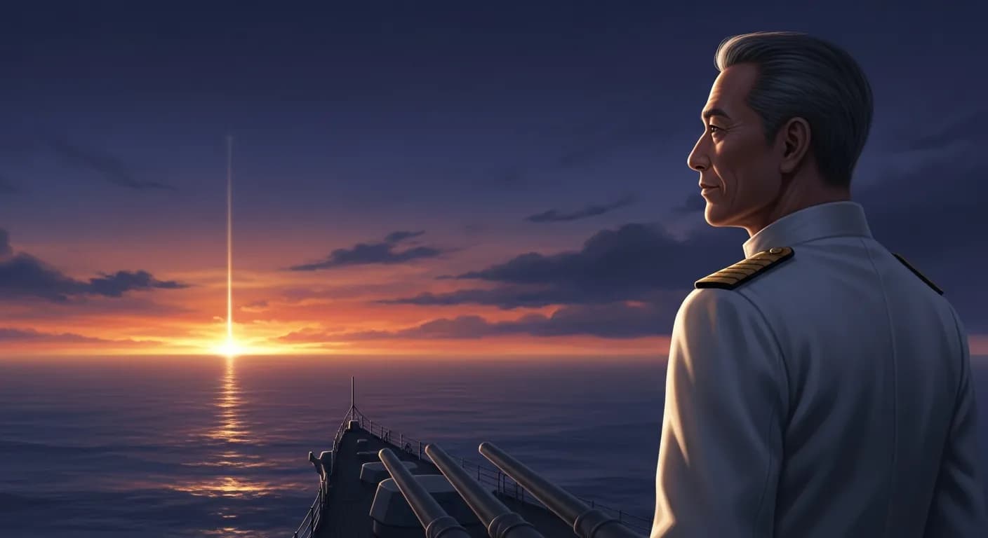 「山本五十六」「人は誰でも負い目を持っている。
それを克服しようとして進歩するものなのだ。」の画像