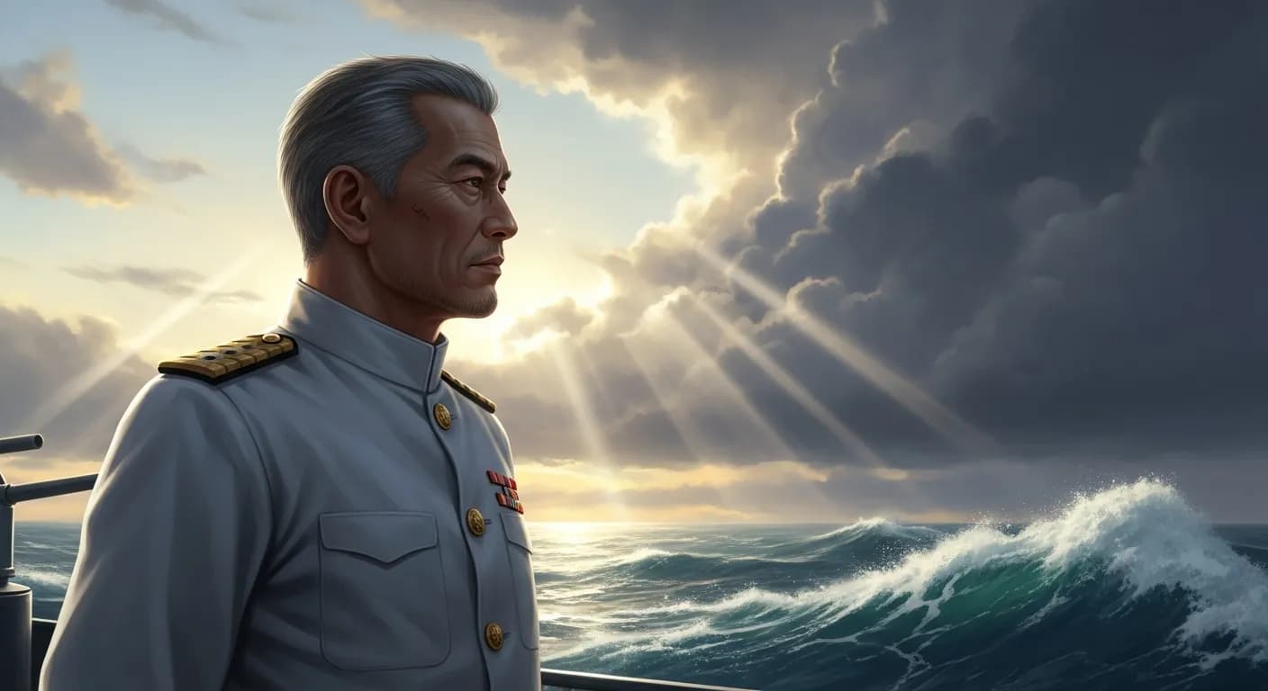 「山本五十六」「苦しいこともあるだろう。
言いたいこともあるだろう。
不満なこともあるだろう。
腹の立つこともあるだろう。
泣きたいこともあるだろう。
これらをじっとこらえて行くのが男の修行である。」の画像