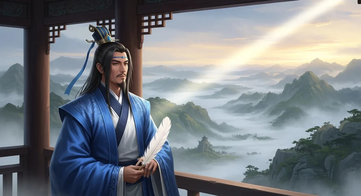 「諸葛亮」「自分の心は秤のようなものである。
人の都合で上下したりはしない。」の画像