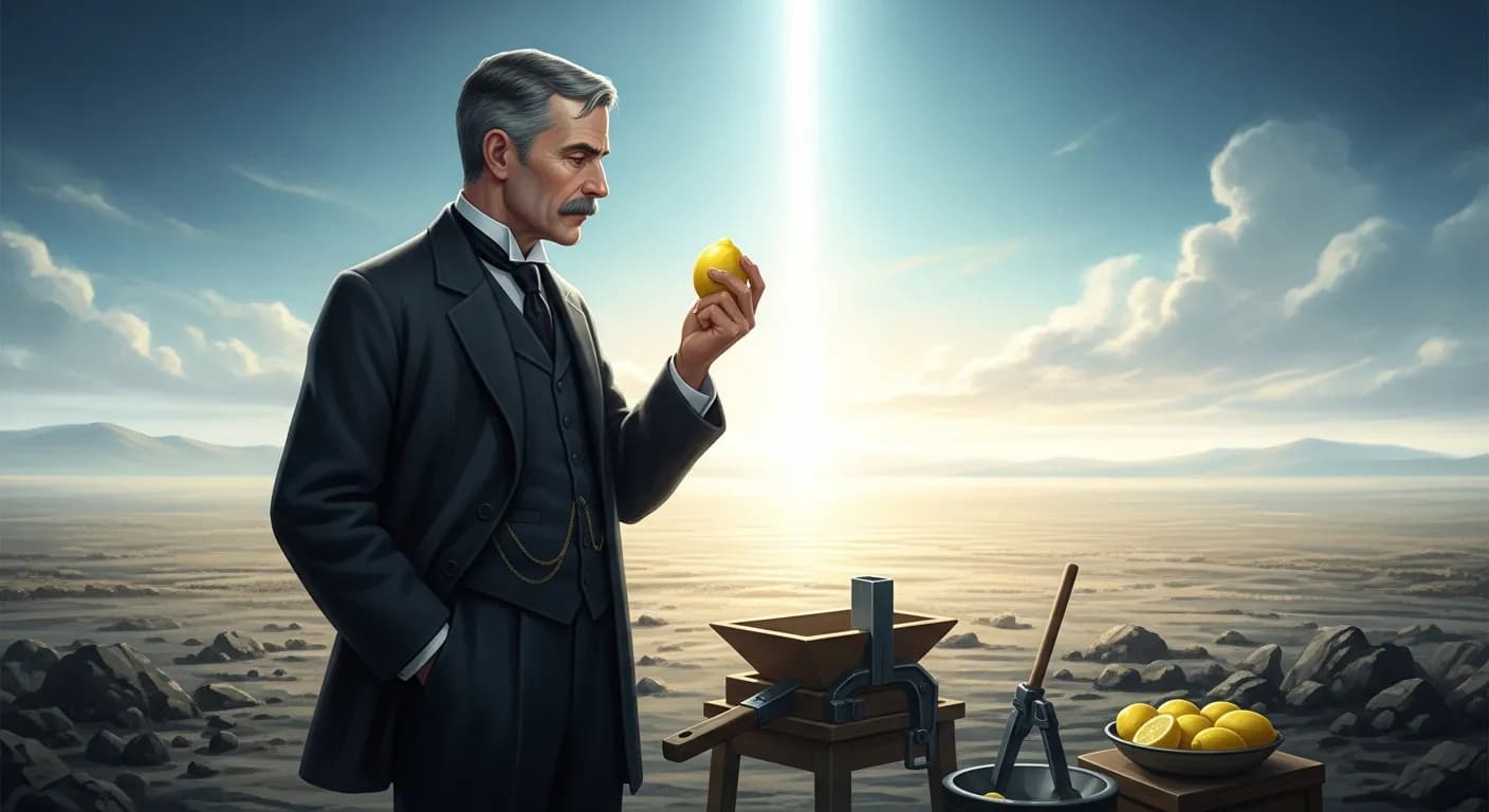 「ジュリアス・ローゼンウォルド」「レモンを手に入れたらレモネードを作れ。 すっぱいからといって捨ててしまうな」の画像