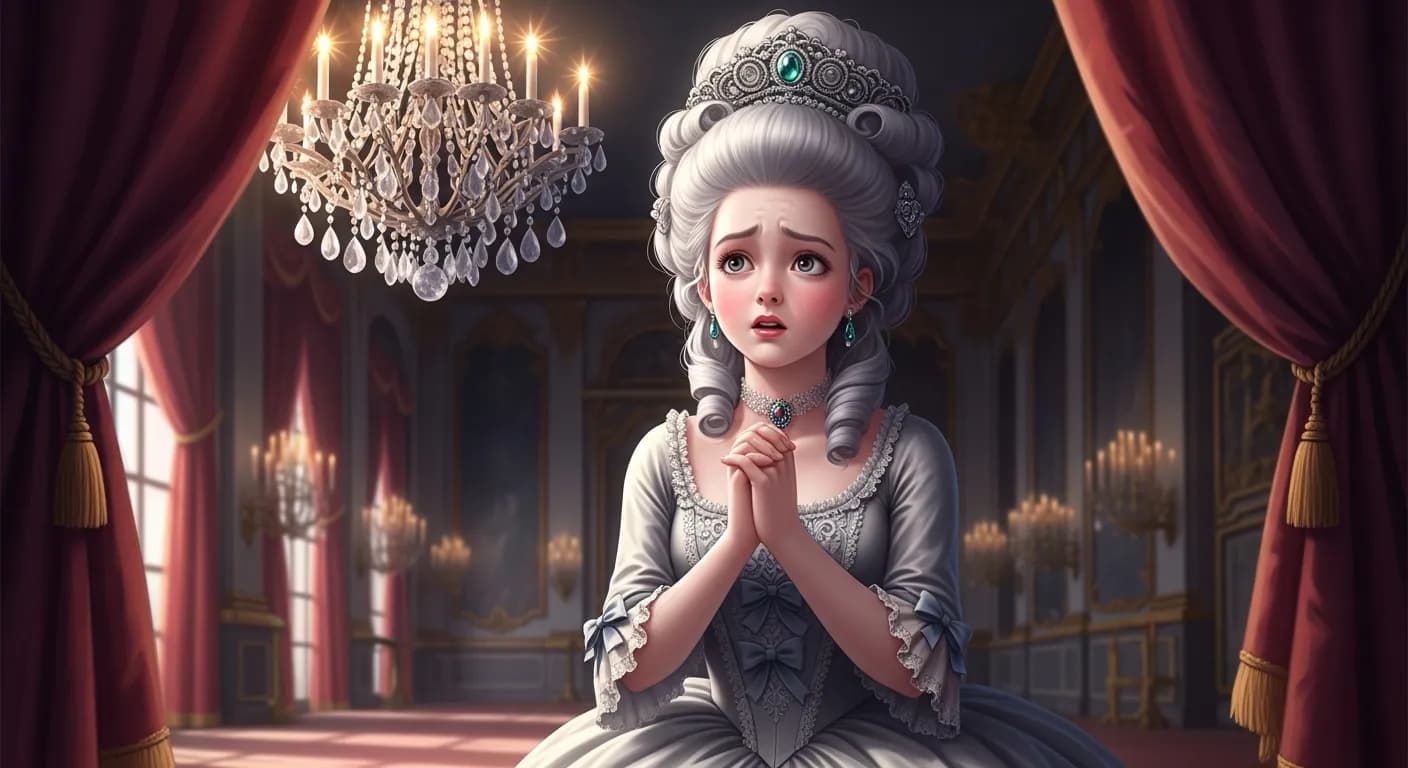 「マリー・アントワネット」「お許しくださいね、ムッシュ。わざとではありませんのよ。」の画像