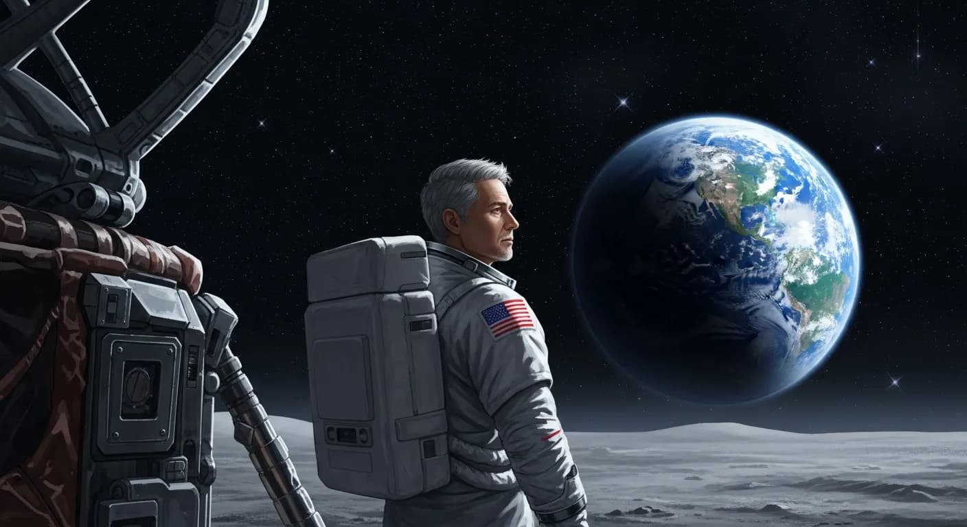 「ニール・アームストロング」「宇宙飛行士の魅力は、実は月にあるのではなく、まったく新しい方法で飛ぶことにあると思った。」の画像