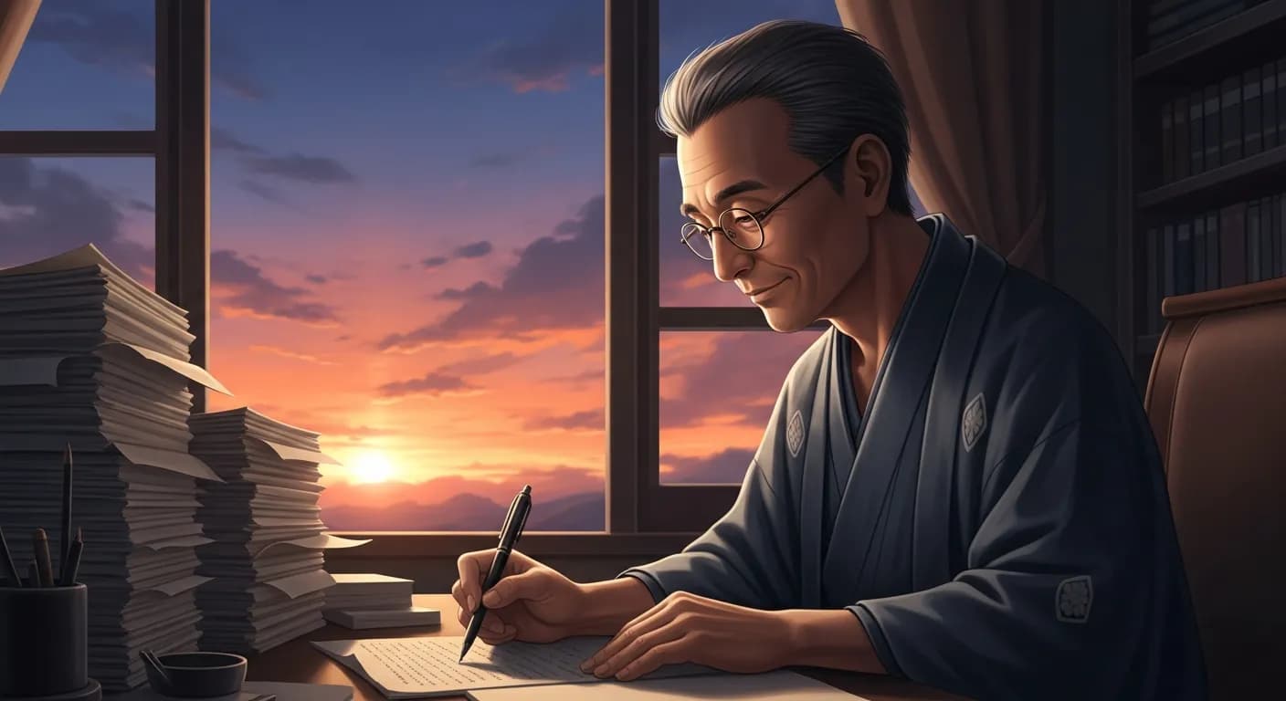 「吉川英治」「職業に貴賎はない。
どんな職業に従事していてもその職業になり切っている人は美しい。」の画像