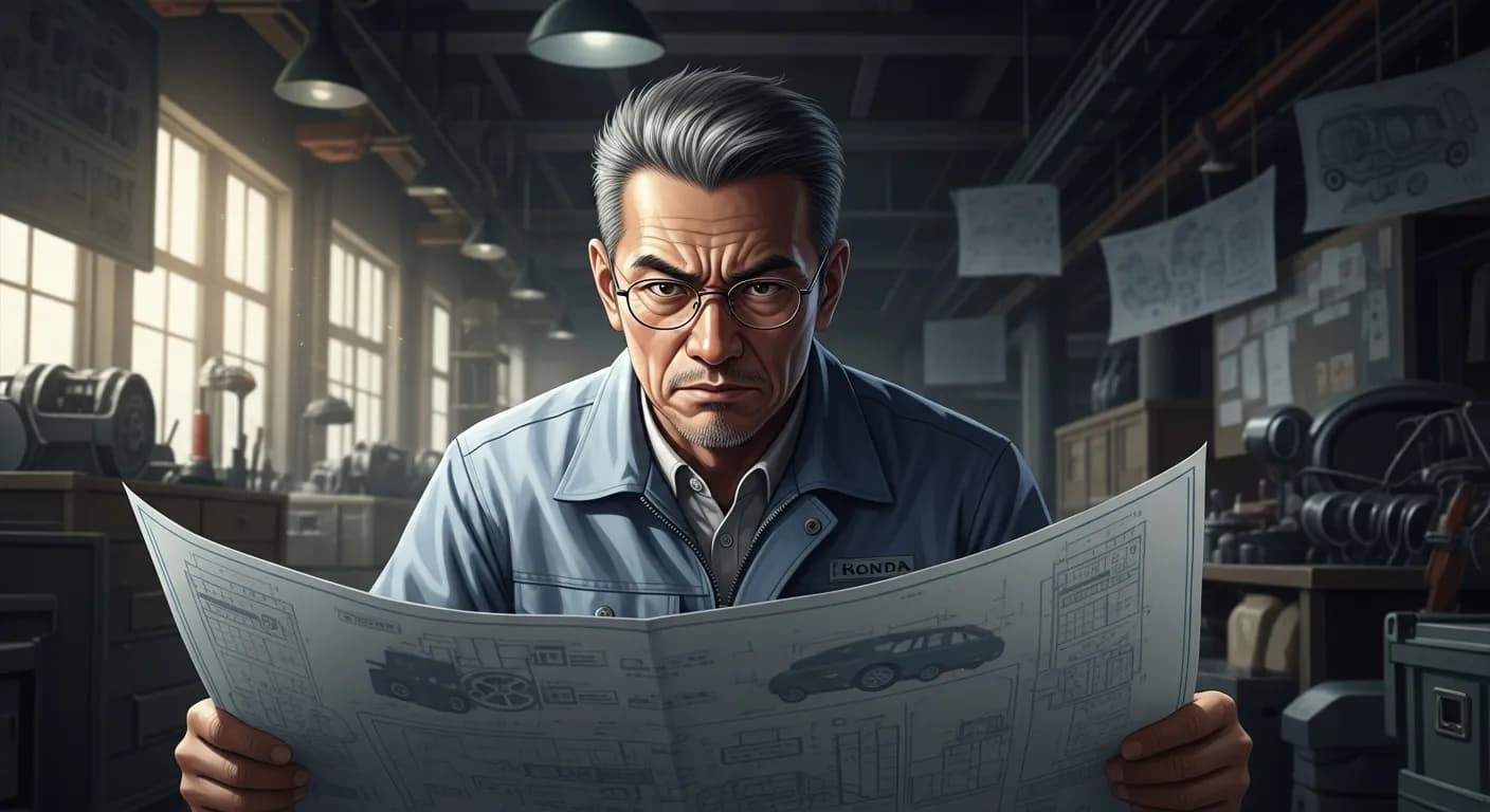 「本田宗一郎」「日本人は、失敗ということを恐れすぎるようである。
どだい、失敗を恐れて何もしないなんて人間は、最低なのである。」の画像