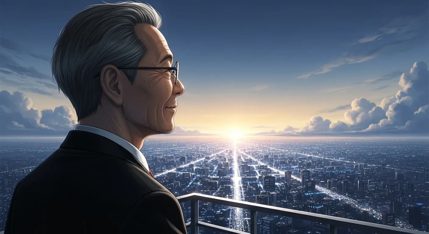 「稲盛和夫」「「楽観的に構想し、悲観的に計画し、楽観的に実行する」ことが物事を成就させ、思いを現実に変えるのに必要なのです。」の画像