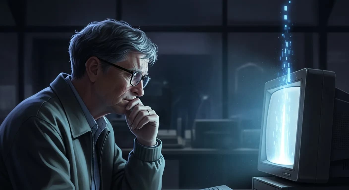 「ビル・ゲイツ」「私は起業家という言葉をいつも拒否してきました。
「会社を始めよう、何の会社にしようか」では決して成功はないと思います。」の画像