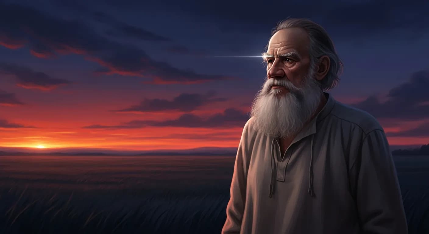 「レフ・トルストイ」「深く愛することのできる者のみが、また大きな苦痛をも味わうことができるのだ。」の画像