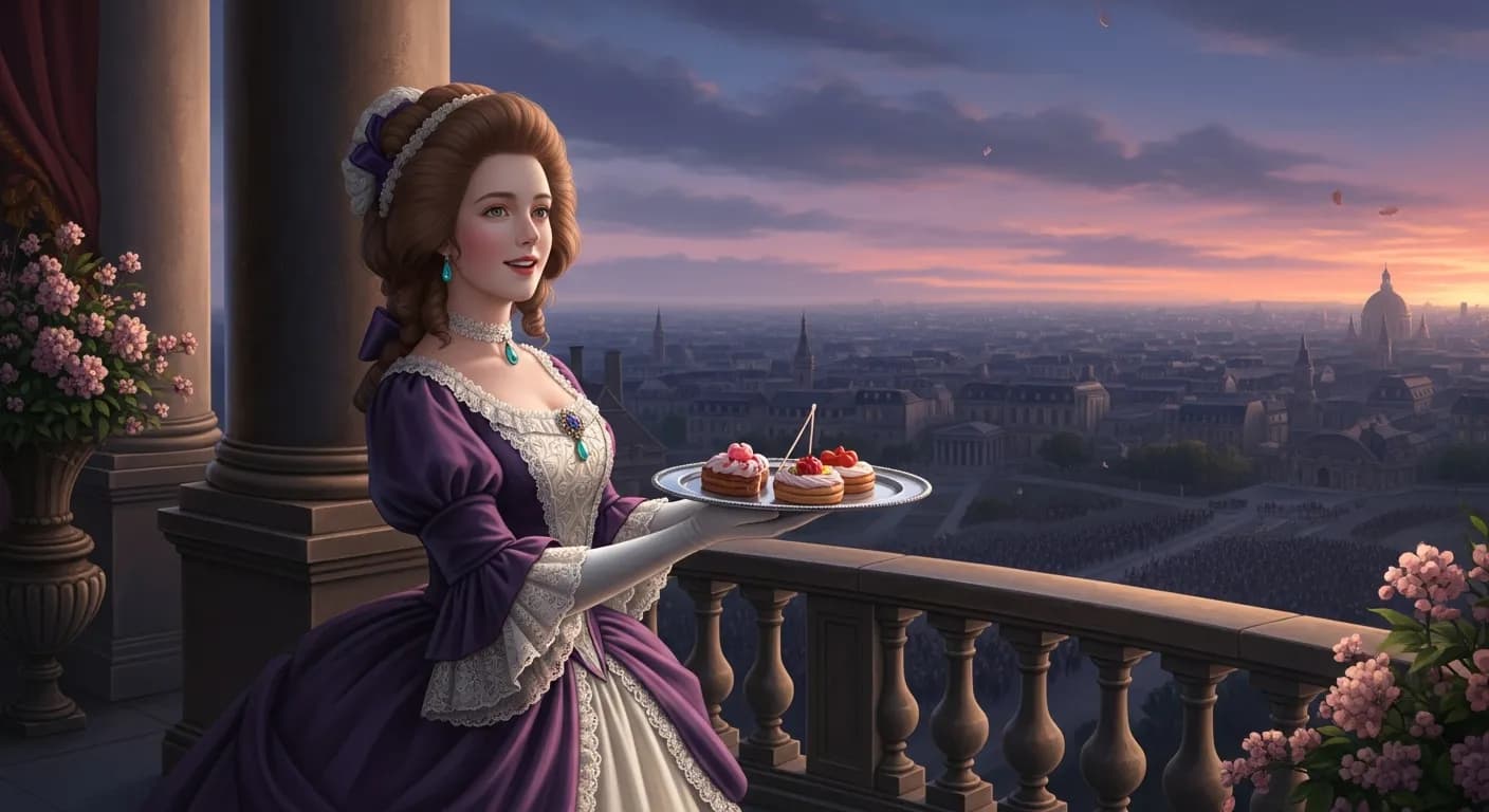 「マリー・アントワネット」「パンがなければお菓子を食べればいいじゃない。」の画像