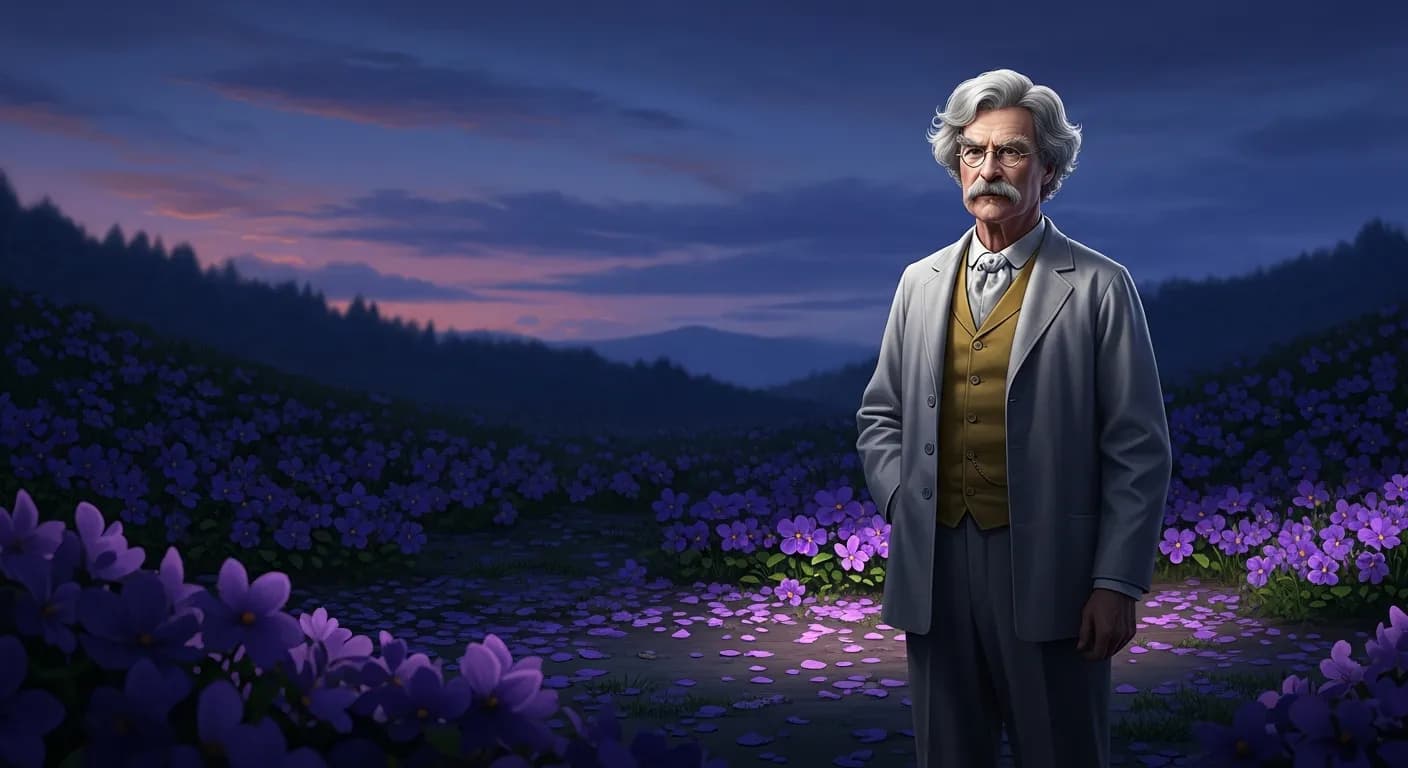 「マーク・トウェイン」「許しとは、踏みにじられたスミレの花が、自分を踏みにじったかかとに放つ香りである。」の画像