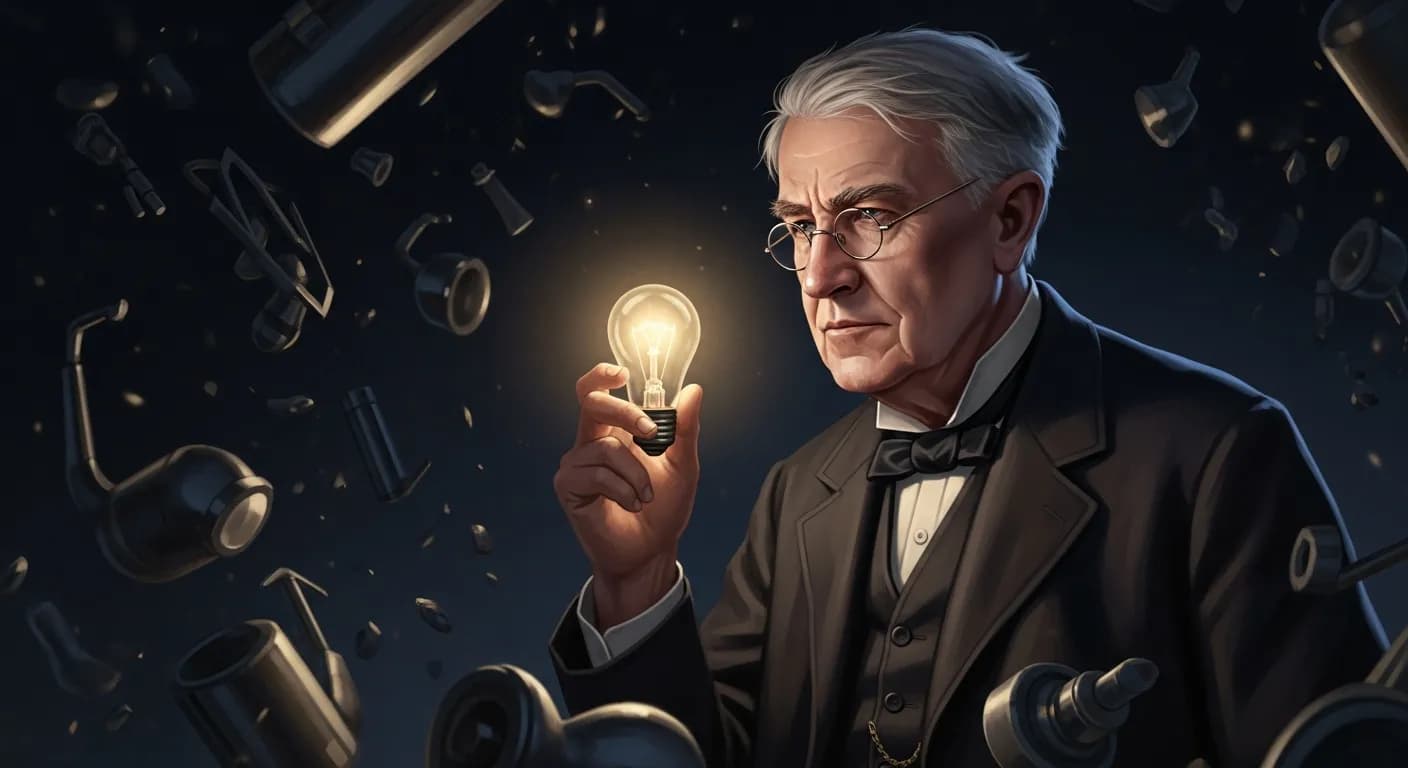 「トーマス・エジソン」「人から批判されることを恐れてはならない。
それは成長の肥やしとなる。」の画像