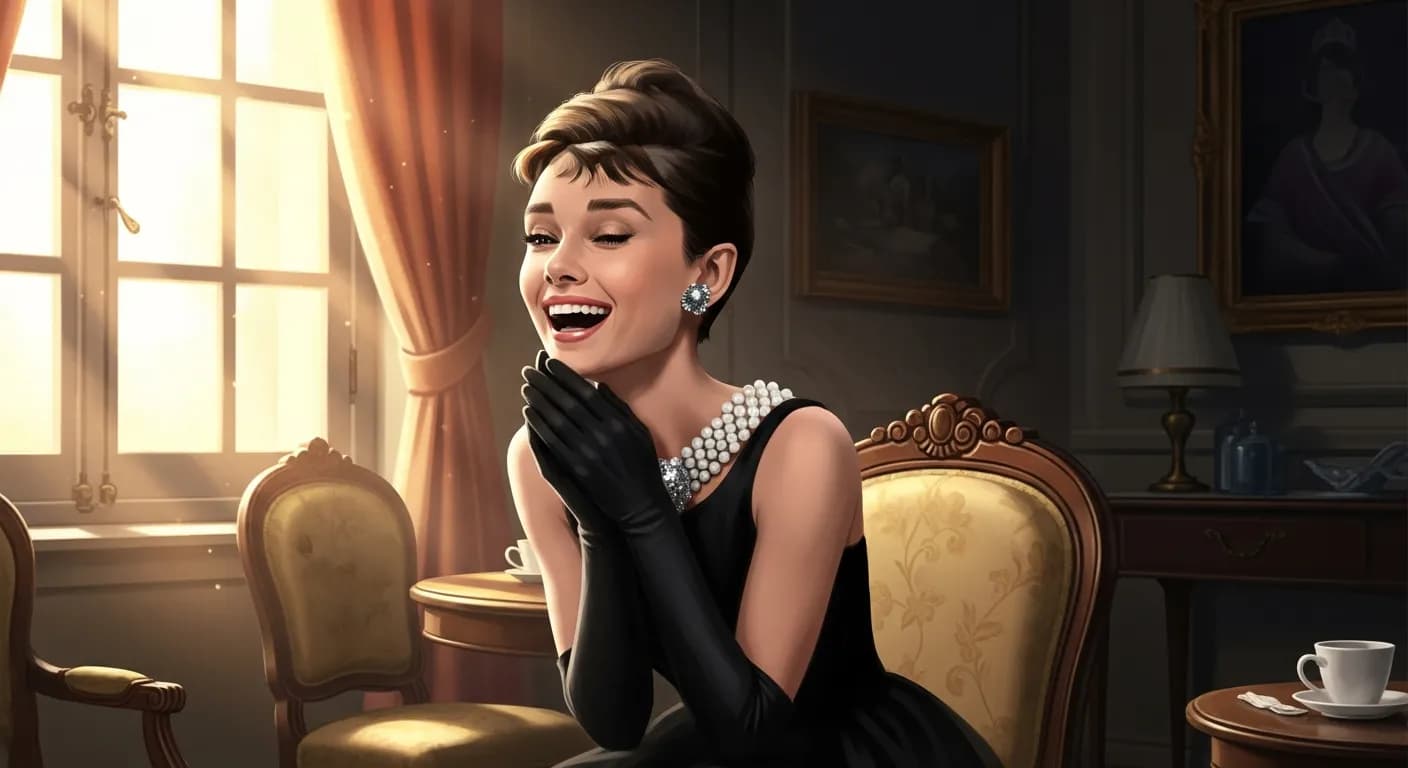 「オードリー・ヘプバーン」「わたしを笑わせてくれる人をわたしは大事にしますわ。
正直なところ、わたしは笑うことが何よりも好きなんだと思う。
悩ましいことが沢山あっても笑うことで救われる。
それって、人間にとって一番大事なことじゃ...」の画像