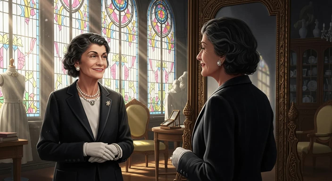 「ココ・シャネル」「20歳の顔は自然の贈り物。
50歳の顔はあなたの功績。」の画像